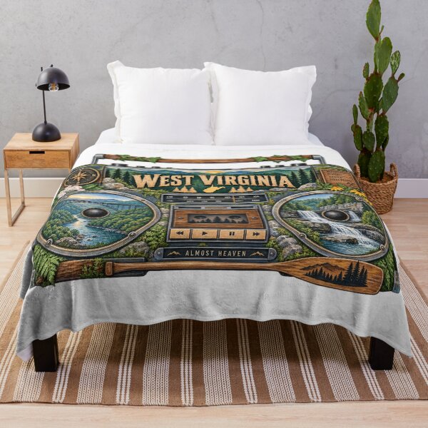 Item preview, West Virginia Gen X Boom Box designed and sold by Whimspired By Paxx.