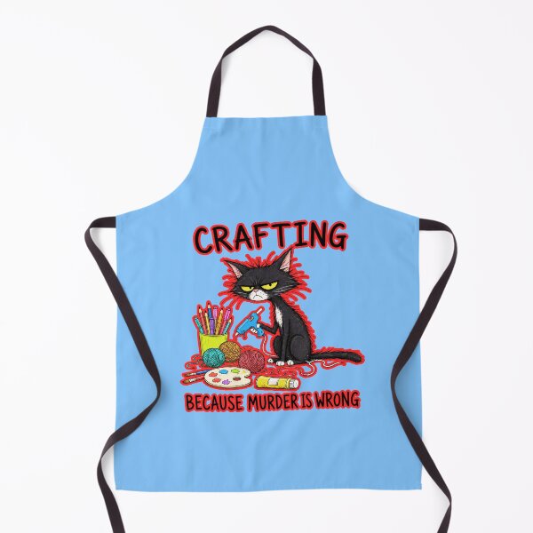 Item preview, Crafting Because Murder Is Wrong  designed and sold by WoodburyLake.