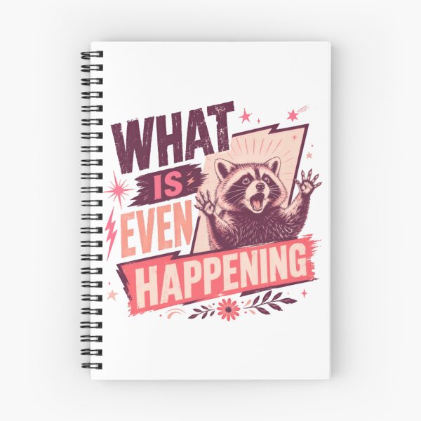 Item preview, What Is Even Happening Raccoon Meme Funny Reaction Humor Animal Lover designed and sold by JonesFlora2025.