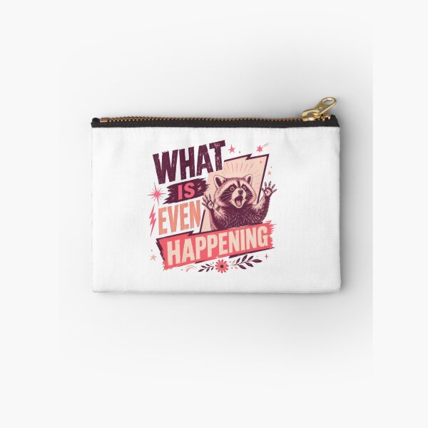 Item preview, What Is Even Happening Raccoon Meme Funny Reaction Humor Animal Lover designed and sold by JonesFlora2025.