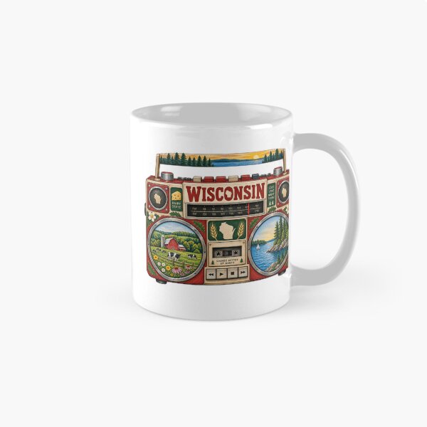 Item preview, Wisconsin Gen X Boom Box designed and sold by Whimspired By Paxx.