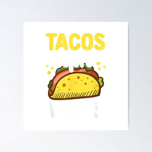 Item preview, Tacos Before Vatos Clothing Gift for Him Her Tacos Valentine T-Shirt designed and sold by LoveyBug78.