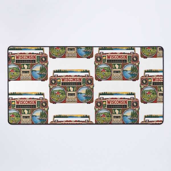 Item preview, Wisconsin Gen X Boom Box designed and sold by Whimspired By Paxx.