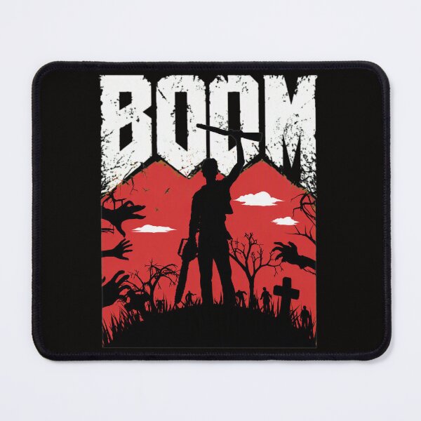 Item preview, BOOM Ash Chainsaw Boomstick Horror Movie Fan Art designed and sold by farris-emel-art.