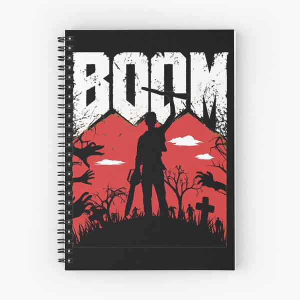 Item preview, BOOM Ash Chainsaw Boomstick Horror Movie Fan Art designed and sold by farris-emel-art.