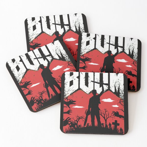 Item preview, BOOM Ash Motosierra Boomstick Película de terror Fan art designed and sold by farris-emel-art.