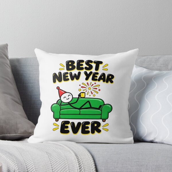 Item preview, Best New Year Ever Funny Couch Celebration Design designed and sold by epic-phrases.