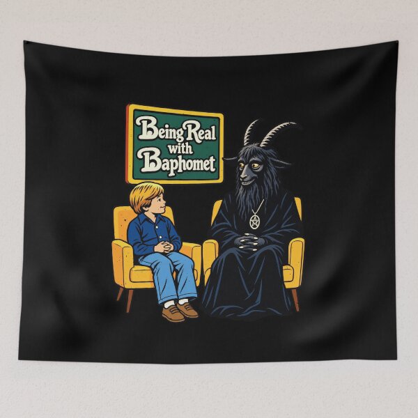 Item preview, Being Real with Baphomet Candid Conversation designed and sold by elderberry.