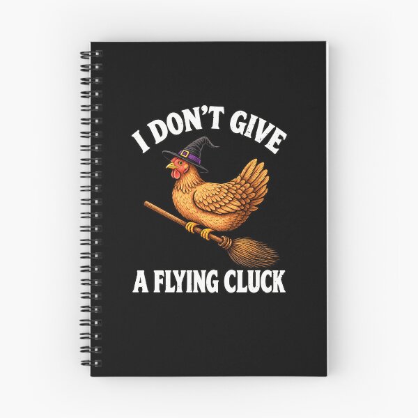 Item preview, Funny I Don't Give a Flying Cluck Witch Chicken Naughty Pun Art designed and sold by elderberry.