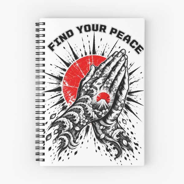 Item preview, Find Your Peace – Japanese Sumi Ink Prayer Hands designed and sold by KASUMINK.