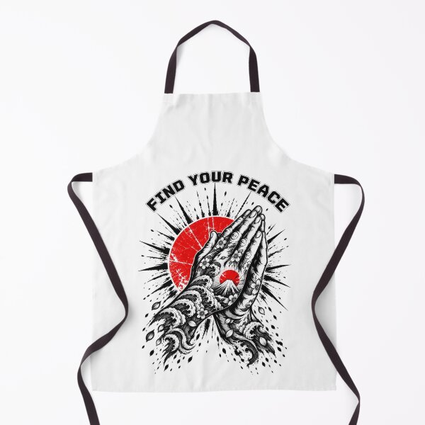 Item preview, Find Your Peace – Japanese Sumi Ink Prayer Hands designed and sold by KASUMINK.