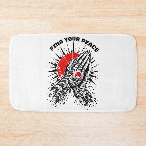 Item preview, Find Your Peace – Japanese Sumi Ink Prayer Hands designed and sold by KASUMINK.
