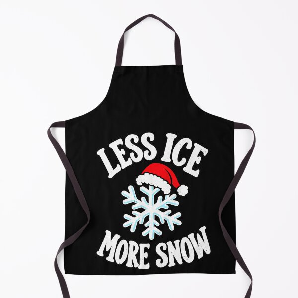 Artikelvorschau, Lustige Weihnachtsmannmütze mit Schneeflockenmotiv: Weniger Eis, mehr Schnee – Winterliche Weihnachtskunst entworfen und verkauft von elderberry.