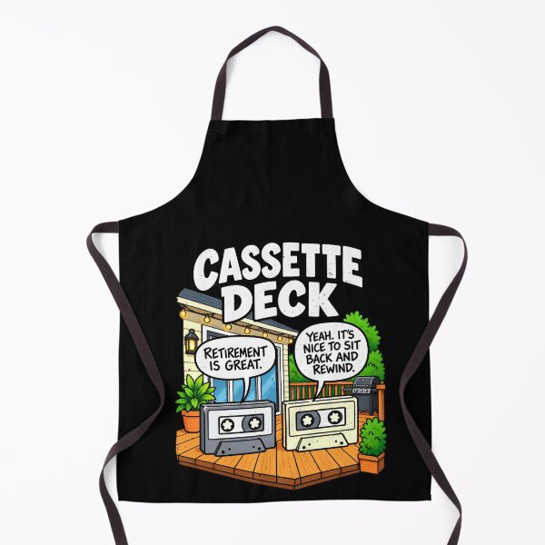 Item preview, Funny Cassette Deck Retirement Is Great Rewind Tape Pun Art designed and sold by elderberry.