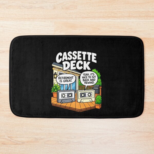 Item preview, Funny Cassette Deck Retirement Is Great Rewind Tape Pun Art designed and sold by elderberry.
