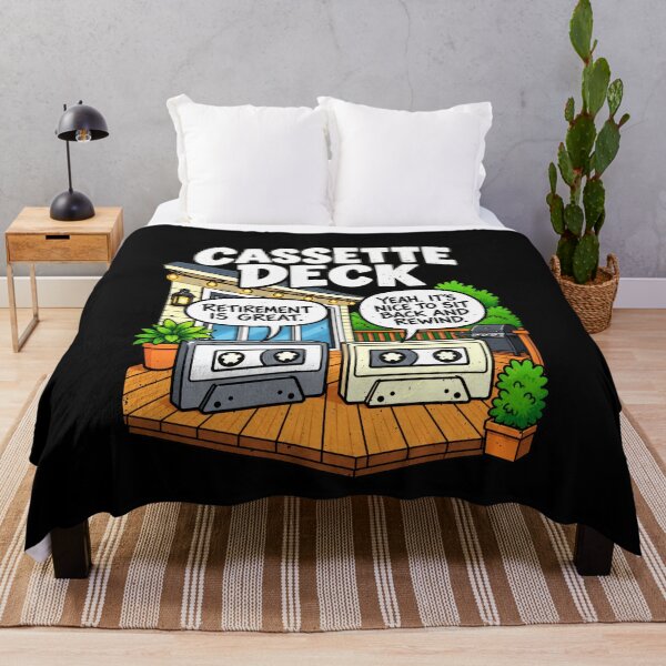 Item preview, Funny Cassette Deck Retirement Is Great Rewind Tape Pun Art designed and sold by elderberry.