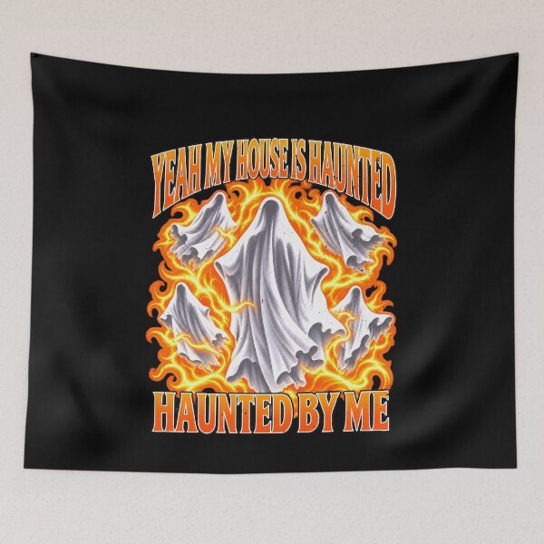 Item preview, Funny Yeah My House Is Haunted Haunted By Me Ghost Humor Art designed and sold by elderberry.