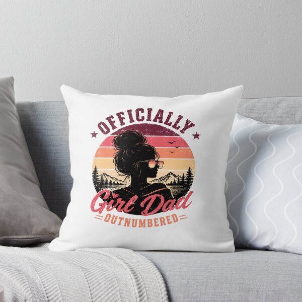 Item preview, Officially Girl Dad Outnumbered Fatherhood Dad Life Daughters Papa Best Dad designed and sold by SkeletonsDanger.