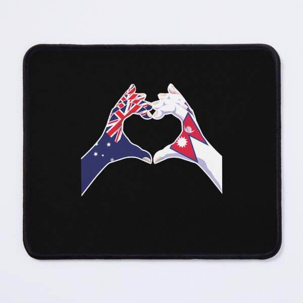Item preview, Nepalese Nepal Australian Australia Love Heart Peace designed and sold by Velibor083.