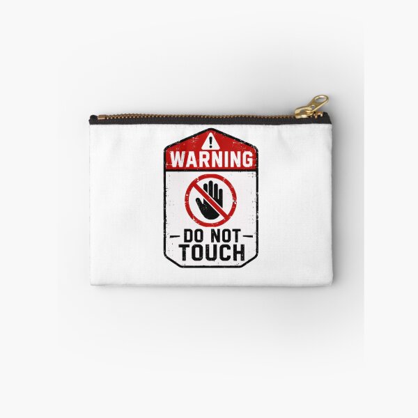 Item preview, Warning Do Not Touch Introvert Personal Space Boundaries Caution designed and sold by SkeletonsDanger.