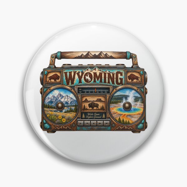 Item preview, Wyoming Gen X Boom Box designed and sold by Whimspired By Paxx.