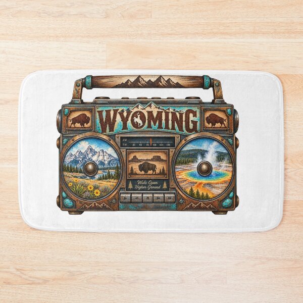 Item preview, Wyoming Gen X Boom Box designed and sold by Whimspired By Paxx.