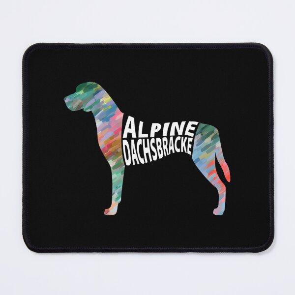 Item preview, Alpine Dachsbracke Multicolor Silhouette Dog Breed Art by DogLoversUK designed and sold by SkinnyOrca.