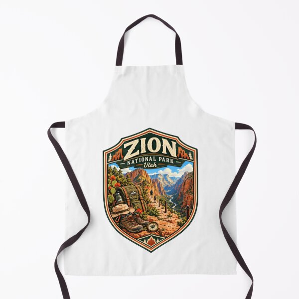 Item preview, Zion National Park Utah Hiking Trail Adventure Traveler designed and sold by SkeletonsDanger.