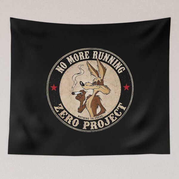 Item preview, No More Running Zero Project Vintage Coyote Smoking designed and sold by Orchidarcanum.