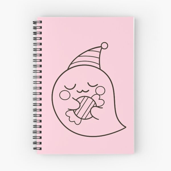 Item preview, Cute Hand Drawn Ghost Eating Candy designed and sold by Porpor Artwork.