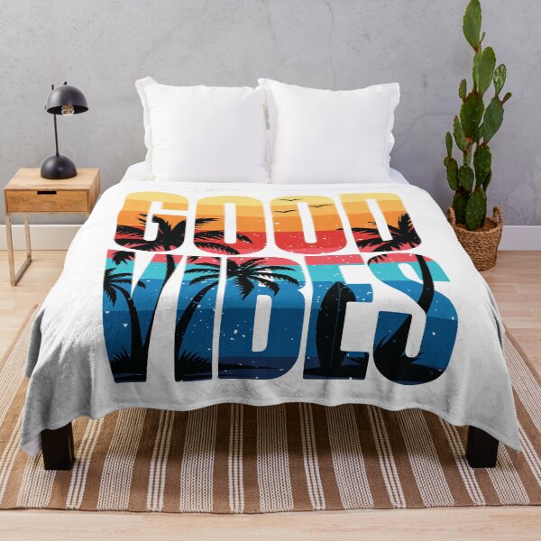 Item preview, Good Vibes - Vintage Distressed Retro Beach designed and sold by Marshallamoakohene.