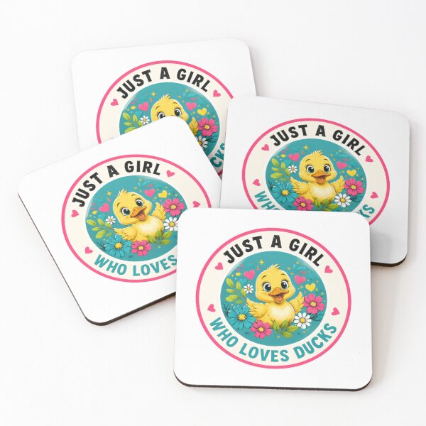 Item preview, Just A Girl Who Loves Ducks Duck Lover Waterfowl Pet Owner designed and sold by SkeletonsDanger.