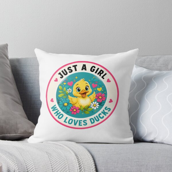 Item preview, Just A Girl Who Loves Ducks Duck Lover Waterfowl Pet Owner designed and sold by SkeletonsDanger.