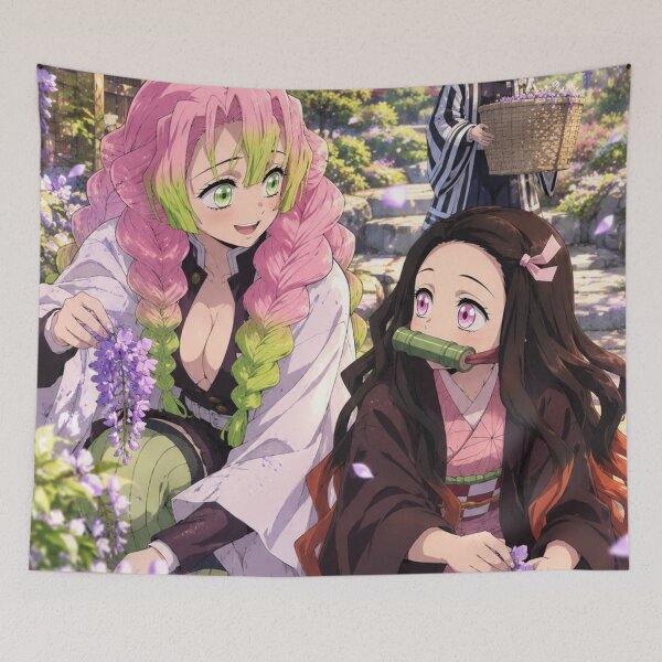 Item preview, Mitsuri and Nezuko designed and sold by jinwooo.