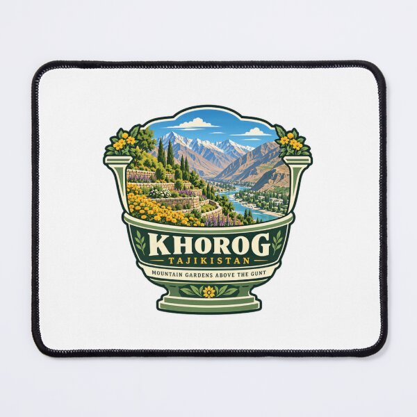 Item preview, Khog Tajikistan Mountain Gardens Above The Gunt Central Asia Travel Souvenir designed and sold by SEEM-drawing.