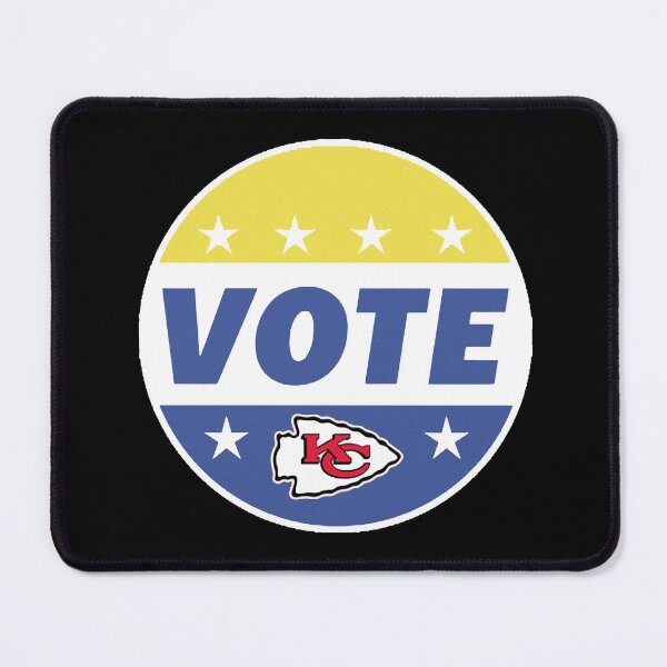 Item preview, Vote Kansas City Chiefs Blue White Election Art designed and sold by kikialabama.