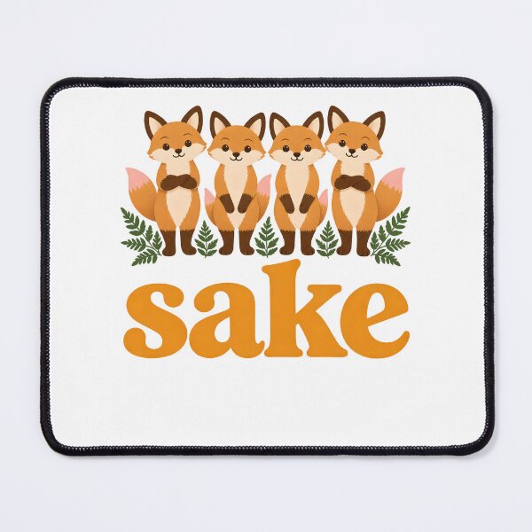 Item preview, For Four Foxes Sake Funny Cute Fox Pun Sarcastic Animals designed and sold by Flamurh1.