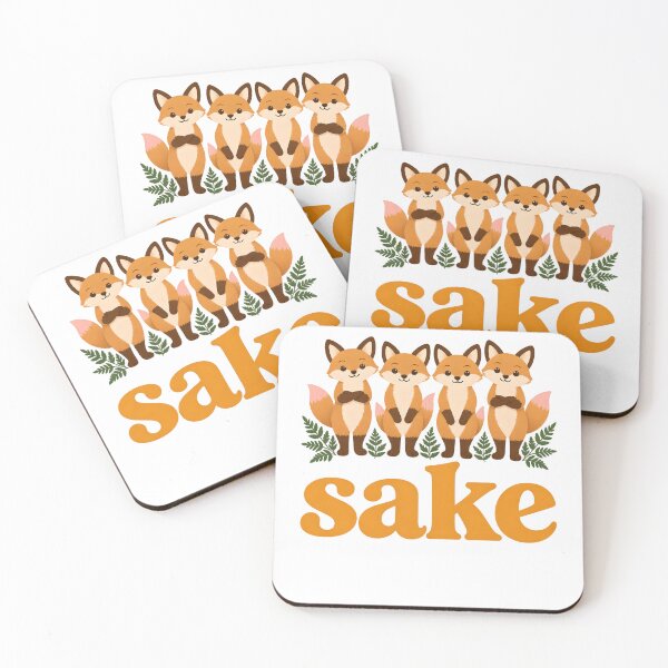 Item preview, For Four Foxes Sake Funny Cute Fox Pun Sarcastic Animals designed and sold by Flamurh1.