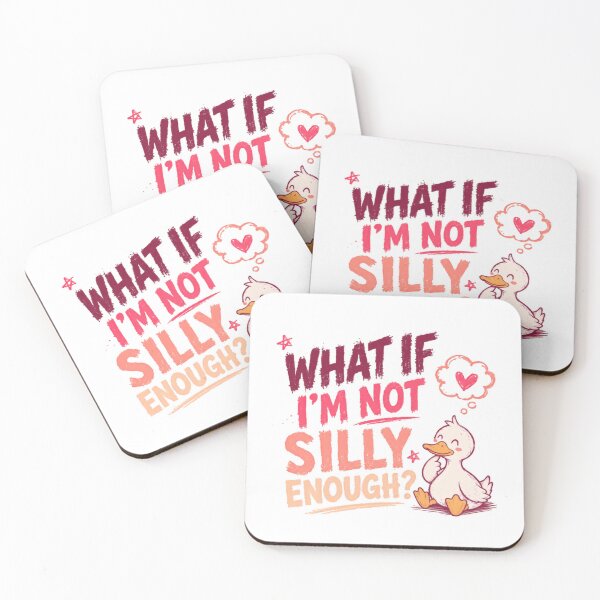 Item preview, What If I'm Not Silly Enough? Silly Duck Funny Quote Humor designed and sold by SkeletonsDanger.