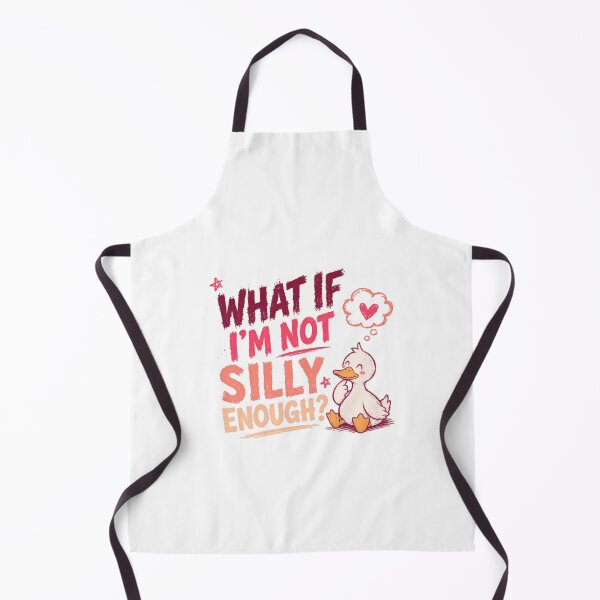 Item preview, What If I'm Not Silly Enough? Silly Duck Funny Quote Humor designed and sold by SkeletonsDanger.