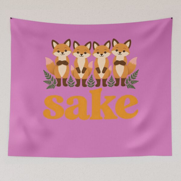 Item preview, For Four Foxes Sake Funny Cute Fox Pun Sarcastic Animals designed and sold by Flamurh1.