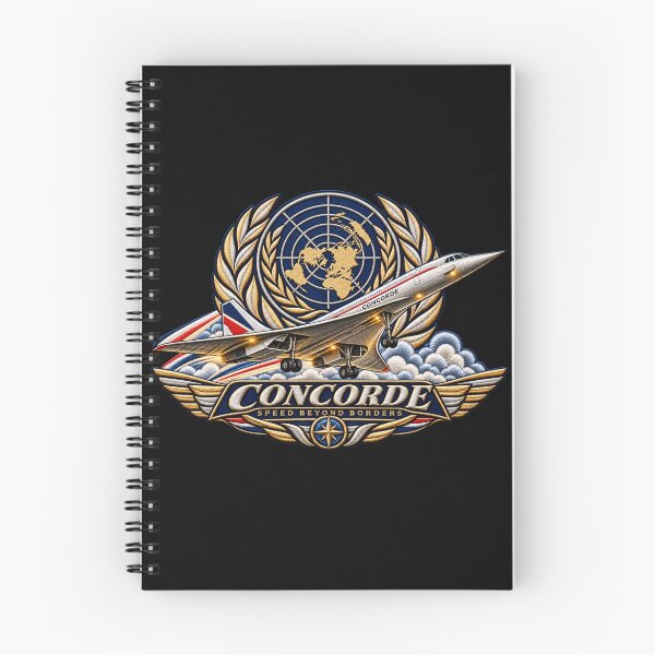 Item preview, Concorde Supersonic Jet Embroidered Aviation Crest with United Nations World Map designed and sold by Emoji Emblems.