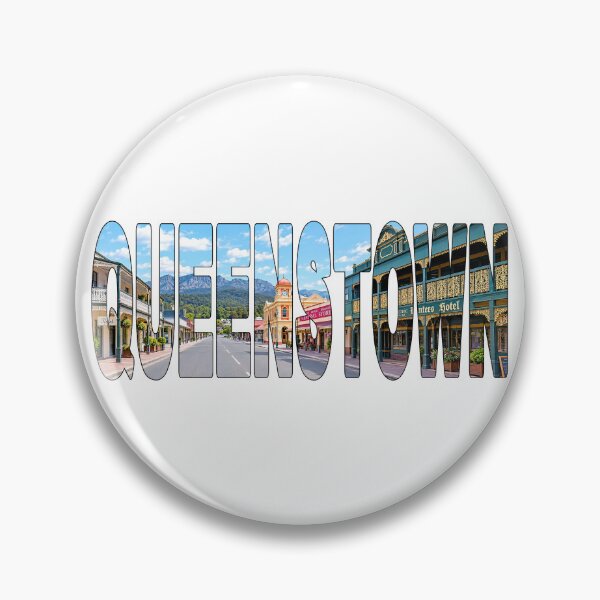 Item preview, QUEENSTOWN - Australia Historic Mining Town with Mount Owen View designed and sold by Adam Gormley.