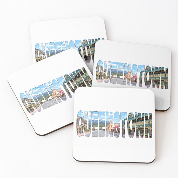 Item preview, QUEENSTOWN - Australia Historic Mining Town with Mount Owen View designed and sold by Adam Gormley.