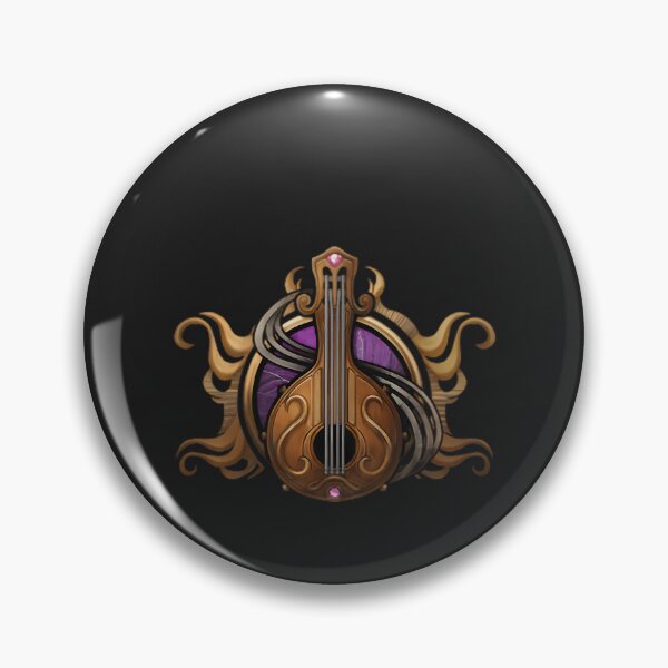 Artikelvorschau, Abzeichen für Musikinstrumente aus Fantasy-Rollenspielen entworfen und verkauft von FelicienLeclair.