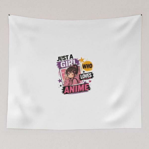 Item preview, Just A Girl Who Loves Anime Otaku Fandom Fan designed and sold by JonesFlora2025.