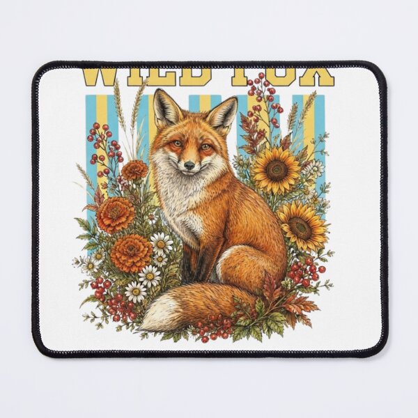 Item preview, Wild Fox Autumn Vibes Crewneck Sweat | Sunflowers Woodland Fox Design designed and sold by VaneDesings.