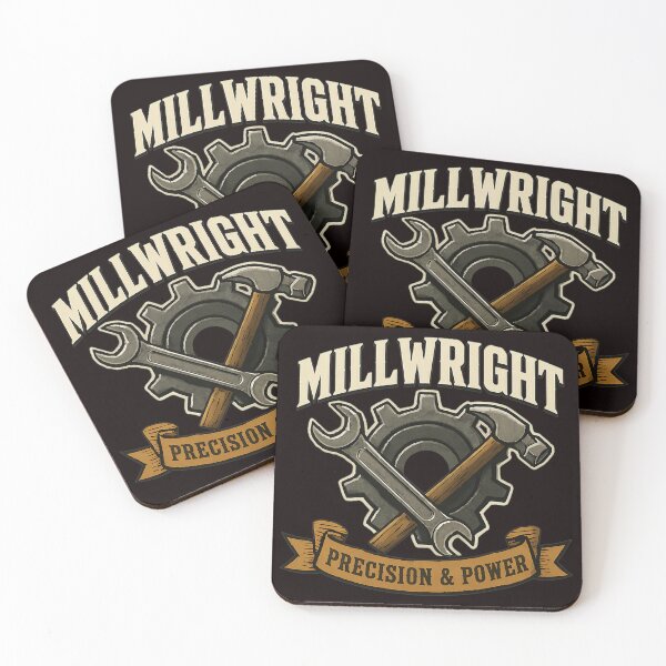 Item preview, Millwright Precision & Power Mechanic Tool Emblem  designed and sold by HANADODES.