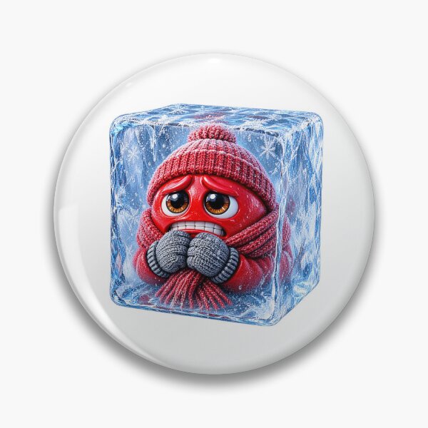 Item preview, Freezing: Red Emoji Collection  designed and sold by EscapeArtist13.