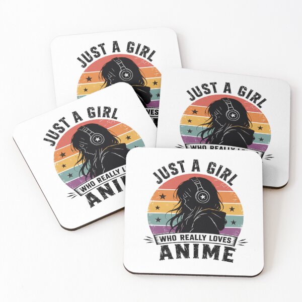 Item preview, Just A Girl Who Really Loves Anime Girl Fan Otaku designed and sold by SkeletonsDanger.